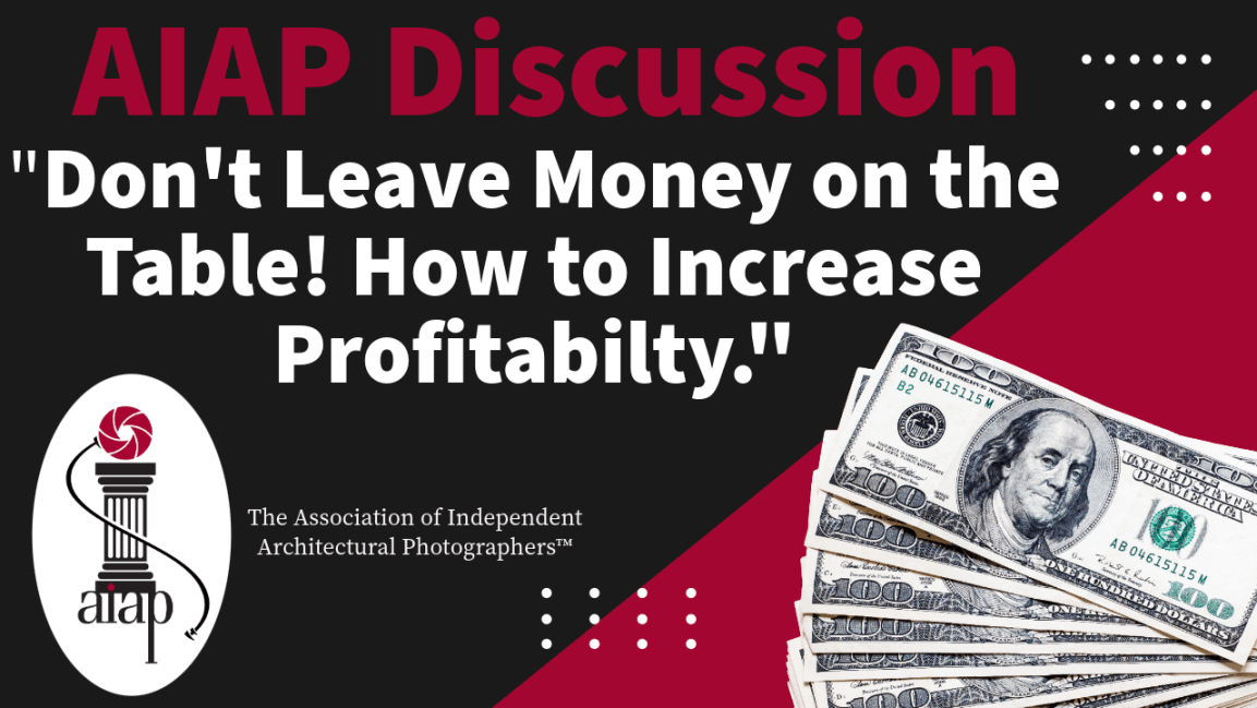 AIAP August 2025 Discussion: Don't Leave Money on the Table!